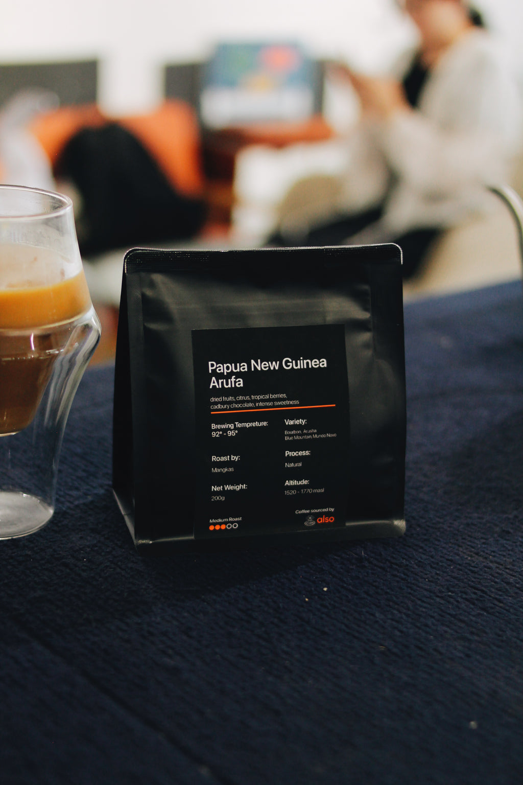 Arufa 200g Whole Coffee Beans